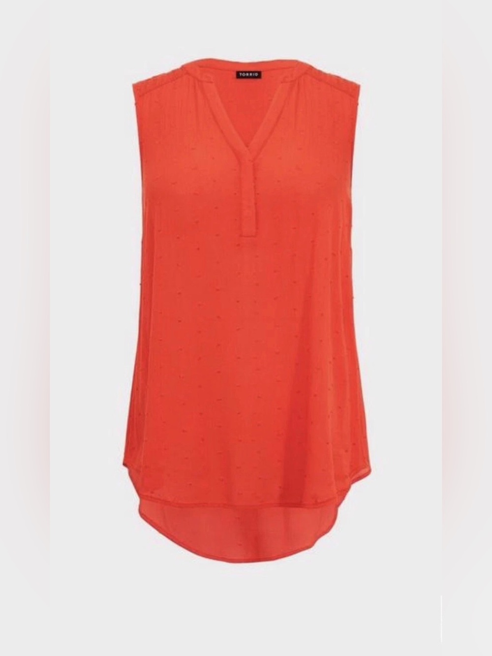 Torrid Harper Swiss Dot Sleeveless Tunic Tank Women’s Size 2X Pre-owned